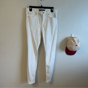 Express Women's Cream Skinny Jeans